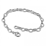 SilberDream Charms Bracelet 925 Sterling Silver 7.5 inch original Charm Collection Bracelet for Charm Pendants FC0002