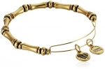 Alex and Ani Bangle Bar Yellow-Gold Bamboo Bangle