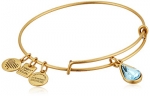 Alex and Ani Charity By Design Living Water International Rafaelian Gold Bangle Bracelet