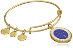 Alex and Ani Cancer Constellation Expandable Yellow Gold-Tone Bangle Bracelet