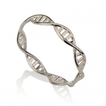 DNA Ring- 925 Sterling Silver DNA Ring Chemistry Ring, Science Ring, Molecule Ring (5)