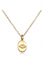 Satya Jewelry Eternal Vigilance Gold-plated Eye Necklace