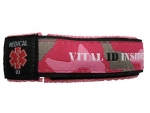Medical ID Wrist Band - Medium - Pink Camo