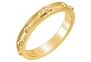 Rosary Ring 3.25mm 18k Yellow Gold, Size 9