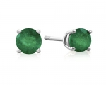 1/2ct Emerald Stud Earrings