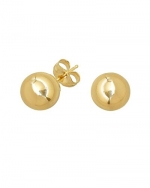 14k Yellow Gold Ball Bead Unisex Earrings 2mm 3mm 4mm 5mm 6mm 7mm 8mm 10mm (8 Millimeters)