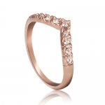 Fashion Plaza Pave Set with Cubic Zircon Element Engagement Ring R99 Size 6-10 (6.5)