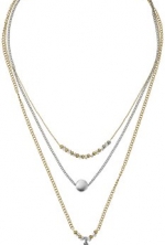 Kenneth Cole New York Delicates Geometric Pendant Triple Layered Necklace