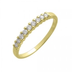 10k Yellow Gold Wedding Diamond Ring Band (0.17 Carat)