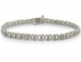 1Ct Diamond Bracelet In Sterling Silver