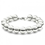Bling Jewelry Sterling Silver Beads Bracelet 7.5 Inch