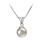 Nancy White 9-10mm AA Quality Freshwater 925 Sterling Silver Pearl Pendant