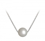 Madison White 8-9mm AA Quality Freshwater 925 Sterling Silver Pearl Pendant
