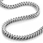 Mens Stainless Steel Silver Necklace Link Chain XL