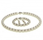 PearlsOnly MarieAnt White 8.0-8.5mm A Freshwater Cultured Pearl Set