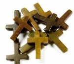 Old Jade Cross Pendant