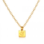 Satya Jewelry Mini Om Aura Necklace - Gold Plated