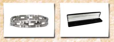 Tioneer titanium bracelet with sterling silver inlay 8.5