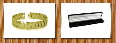 Tioneer gold plated tungsten men's bracelet 16 mm wide